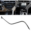 Car Carbon Fiber Central Control S Strip Decorative Sticker for Toyota Eighth Generation Camry 2018-