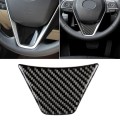 Car Carbon Fiber Steering Wheel Decorative Sticker for Toyota Eighth Generation Camry 2018-2019