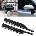 2 PCS Car Carbon Fiber Rearview Mirror Anti-collision Strip Protection Guards Trims Stickers for Toy