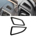 Car Carbon Fiber Left Drive Instrument Air Outlet Decorative Sticker for Honda Tenth Generation Civi
