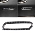 Car Carbon Fiber Seat Memory Adjustment Decorative Sticker for Cadillac XT5 2016-2017, Left Drive