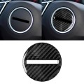 Car Carbon Fiber Steering Wheel Logo Decorative Sticker for Chevrolet Camaro 2017-2019