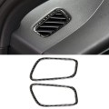2 PCS Carbon Fiber Car Left and Right Air Outlet Panel Decorative Sticker for Porsche Macan