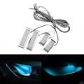 4 PCS Universal Car LED Inner Handle Light Atmosphere Lights Decorative Lamp DC12V / 0.5W Cable Leng