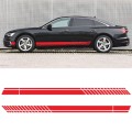 Car Styling Stripe PVC Sticker Auto Decorative Sticker (Red)
