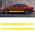 Car Styling Stripe PVC Sticker Auto Decorative Sticker (Yellow)