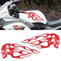 Motorcycle Styling Skull Head PVC Sticker Auto Decorative Sticker (Red)