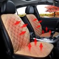 Car 12V Front Seat Heater Cushion Warmer Cover Winter Heated Warm, Double Seat (Beige)