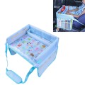 Children Waterproof Dining Table Toy Organizer Baby Safety Tray Tourist Painting Holder  (Animal Wor