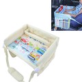 Children Waterproof Dining Table Toy Organizer Baby Safety Tray Tourist Painting Holder  (Car Family