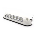 DC 12V 2.6W 6000K IP67 Marine RV Waterproof LED Stair Deck Dome Light Ceiling  Lamp, White Shell and