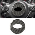 Car Carbon Fiber Steering Wheel Decorative Sticker for Subaru Forester 2016-2018, Left and Right Dri