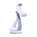 GB-452 Universal Car Suction Cup Mount Bracket Phone Holder (White)