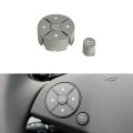Car Left Side Steering Wheel Switch Buttons Panel for Mercedes-Benz W204 2007-2014, Left Driving(Gre