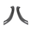 1 Pair Car Inside Doors Handle Pull Trim Cover 51417417513 for BMW X1 2016-, Left Driving (Carbon Fi
