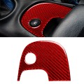 Carbon Fiber Car Lower Console Sticker for Chevrolet Corvette C5 1998-1999, Left Drive(Red)