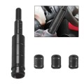 Car Modification Shift Lever Heightening Gear Shifter Extension Rod M10x1.5 (Black)