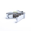 Silver Zinc Alloy Adjustable Lever Hand Operated Compression Latch with Raised Trigger for RV / Trai