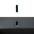 Car Door Latch Pin Door Screw Knob Cap Cover Trim for BMW F10, Left Driving (Black)