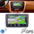 Car HD 8 inch Android 8.1 Radio Receiver MP5 Player for Volkswagen, Support FM & Bluetooth & TF Card