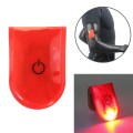 2 PCS Outdoor Night Running Safety Warning Light LED Illuminated Magnet Clip Light (Red)