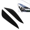 Car Smooth Surface Headlight Eyebrow for Tesla Model 3(Black)