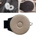 360 Degree Rotation Car Seat Cushion Whirling Seat Mat (Beige)