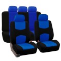 9 in 1 Universal Four Seasons Anti-Slippery Cushion Mat Set for 5 Seat Car, Style:Ordinary (Blue)