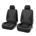 4 in 1 Universal PU Leather Four Seasons Anti-Slippery Front Seat Cover Cushion Mat Set for 2 Seat C