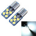 2 PCS T10 / W5W / 168 DC12V 1.8W 6000K 130LM 10LEDs SMD-2835 Car Reading Lamp Clearance Light, with