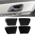 4 PCS Car Carbon Fiber Door Bowl Decorative Sticker for Chevrolet Cruze 2009-2015, Left and Right Dr