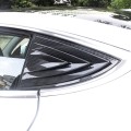Car Carbon Fiber Shutter Decorative Sticker for Tesla Model 3
