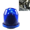 XH-UN005 Car Universal Modified High Flow Mushroom Head Style Intake Filter for 76mm Air Filter (Blu
