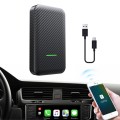 Original Car Wired to Wireless iOS Carplay Module Auto Smart Phone Carplay USB Navigation(Carbon Fib