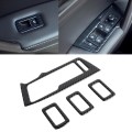 Car Carbon Fiber Window Glass Lifter Panel Decorative Sticker for Volkswagen Tiguan L