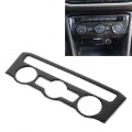 Car Carbon Fiber Air Conditioning Panel Decorative Sticker for Volkswagen Tiguan L, High Configurati
