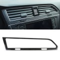 Car Carbon Fiber Central Control Air Outlet Frame Decorative Sticker for Volkswagen Tiguan L