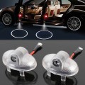 2 PCS DC12V 2W Car Door Logo Light Brand Shadow Lights Courtesy Lamp for Mazda 8 2011-2015