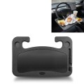 Car Portable Desk Steering Wheel Multi-use Tray Stand Car Food Eating Table with Pen Slot for Tesla