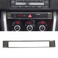 Car Carbon Fiber Central Control Clock Decorative Sticker for Subaru BRZ / Toyota 86 2013-2017, Left