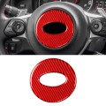 Car Carbon Fiber Steering Wheel Decorative Sticker for Subaru BRZ 2013-2017, Left and Right Drive Un