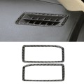 Car Carbon Fiber Instrument Air Outlet Decorative Sticker for Lexus IS250 2013-, Left Drive
