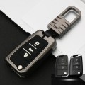Car Luminous All-inclusive Zinc Alloy Key Protective Case Key Shell for Volkswagen B Style Smart 3-b