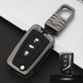 Car Luminous All-inclusive Zinc Alloy Key Protective Case Key Shell for Toyota B Style Folding 3-but
