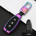 Car Luminous All-inclusive Zinc Alloy Key Protective Case Key Shell for Ford A Style Smart 3-button