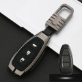 Car Luminous All-inclusive Zinc Alloy Key Protective Case Key Shell for Ford A Style Smart 3-button