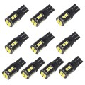 10 PCS T10/168/194 DC12V / 1W / 6000K / 60LM Car Decoding Clearance Lights with 12LEDs SMD-3030 Lamp