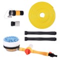 Car Cleaning Tools Chenille Automatic Rotating Car Wash Brush, Style: Water Brush + 10m Water Pipe