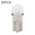 20 PCS T10 DC12V / 0.25W / 6500K / 20LM Car Round Head Plug-in Bubble Reading Light with 1LEDs SMD-3