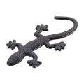 Gecko Shape Metal Car Decorative Sticker (Black)